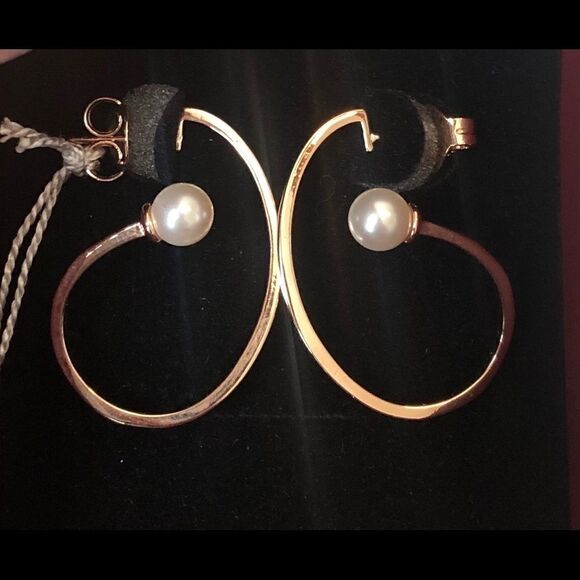 Swarovski authentic pearl rose gold plated earring - Picture 5 of 5